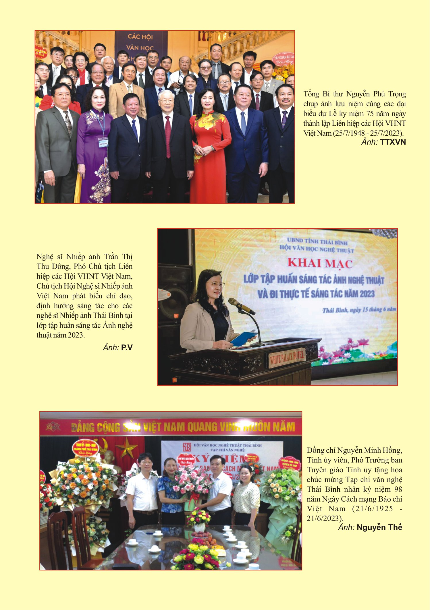Tạp chí Văn nghệ Thái Bình số 4 - 2023 Trang 2